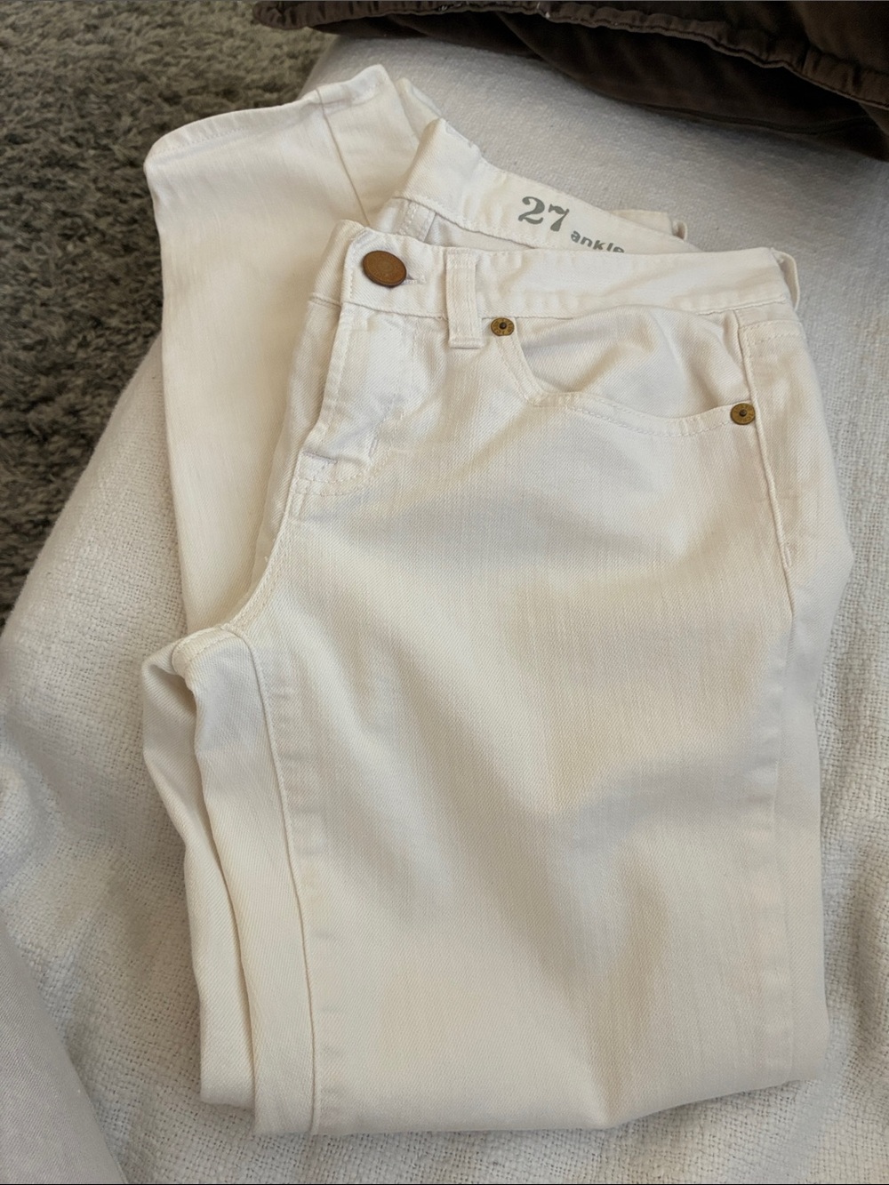 Women's White Jeans - Brand: J.Crew